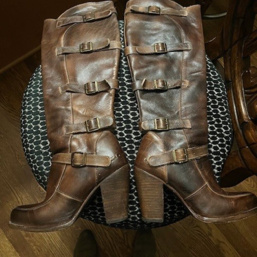 Bed|Stu Cobbler Series Boots Brown